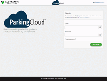 Tablet Screenshot of parkingcloud.com